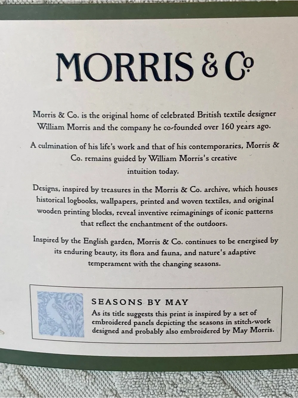 NWT Morris & Co. Dish Drying Mats - Light Gray Floral Set of 2